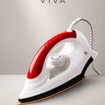 VIVA 1000W Auto Dry Iron with 170 gm Plate and Five Fabric Settings